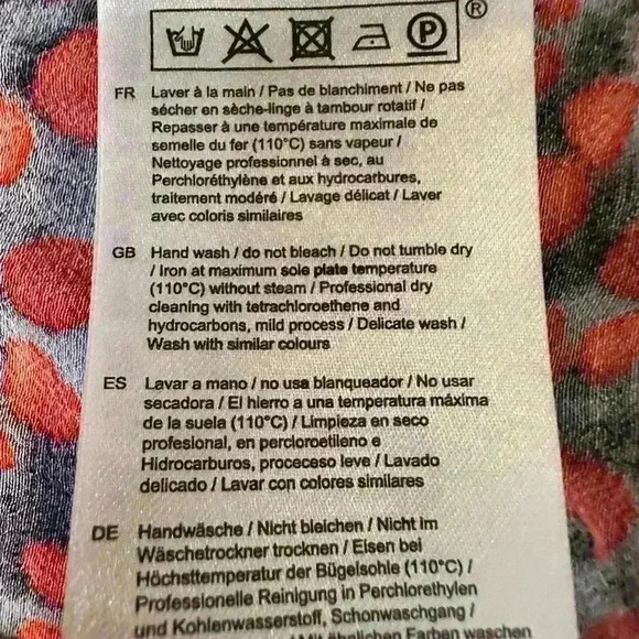 Maje Lito Wrap Blouse with Ruffles Leopard Animal Print Red Leopard, size 3 - Picture 10 of 10